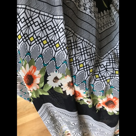 KALIJATI Floral & Geometric Dress. Great For Travel, Career, Social Even… - Picture 5 of 7
